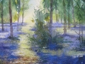 'Bluebell Woods', watercolour